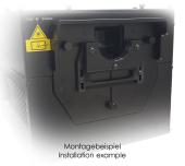 Halterung für Laser-Sicherheitslinse – für Laserworld Purelight Serie 2025 (IP65) und neuer